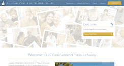 Desktop Screenshot of lifecarecenteroftreasurevalley.com